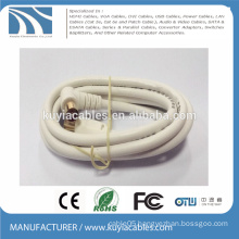 Right Angle to Straight TV Audio Video antena Cable CATV Cable TV